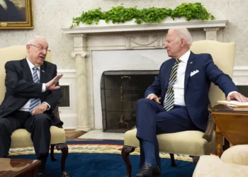 28-06-2021 El presidente estadounidense, Joe Biden, se reúne con el presidente israelí, Reuven Rivlin, en la Oficina Oval.
POLITICA 
DOUG MILLS / NEW YORK TIMES / POOL / GETTY IMAGES