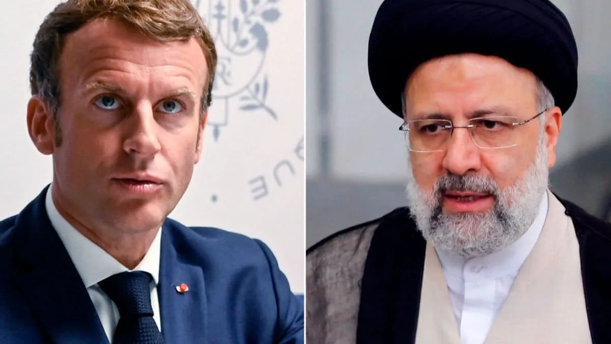 Raisi le dice a Macron que las conversaciones nucleares deben garantizar los “derechos” de Teherán