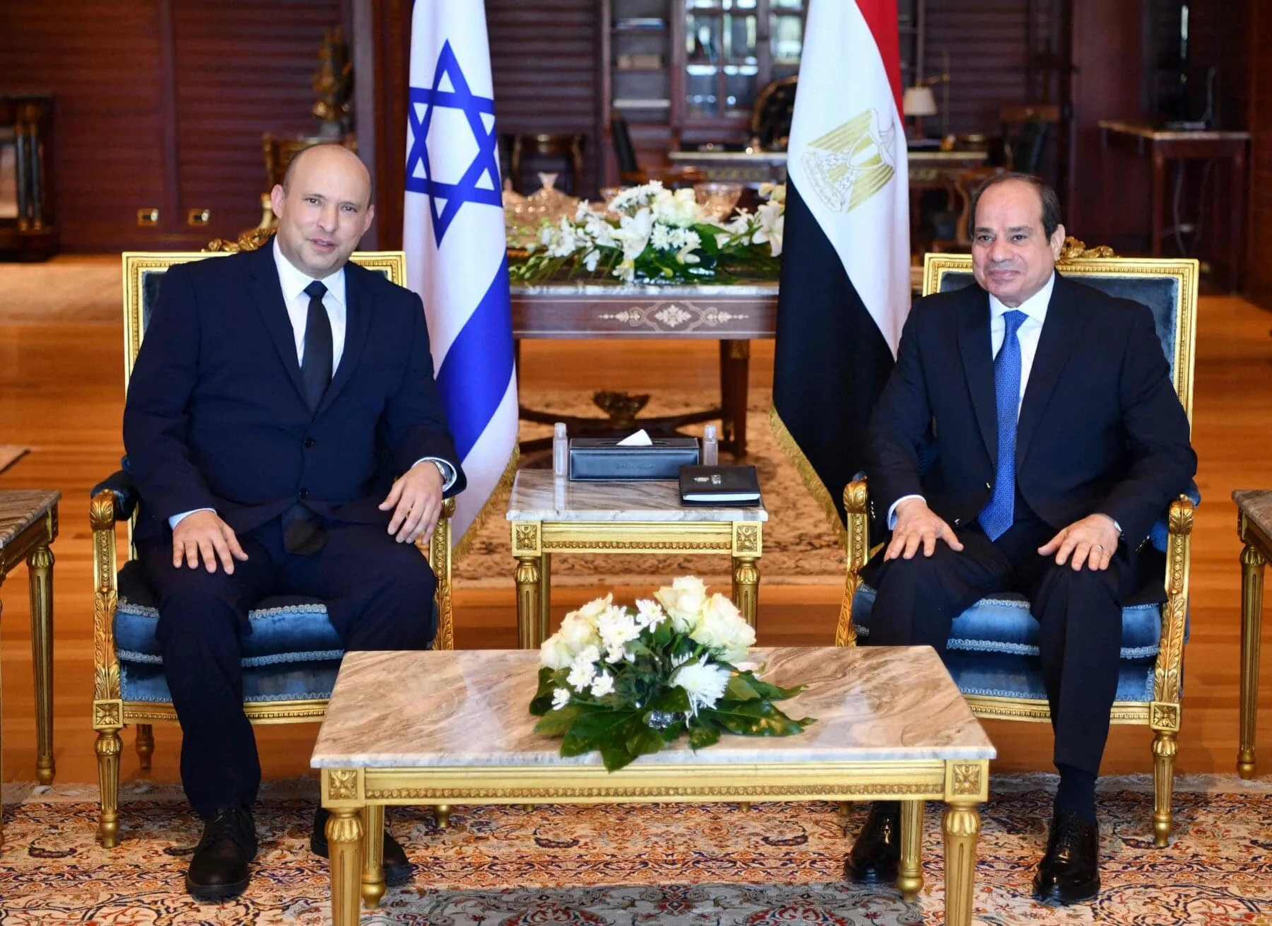 Visita de primer ministro de Israel a Egipto por primera vez en diez años