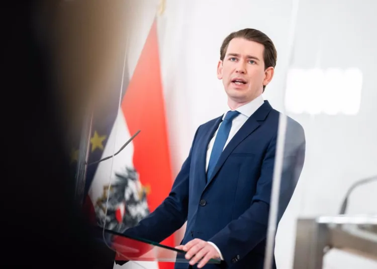 06/04/2021 06 April 2021, Austria, Vienna: Austrian Chancellor Sebastian Kurz speaks during a press conference after a video conference of the federal government with experts and provincial governors. Photo: Georg Hochmuth/APA/dpa
POLITICA INTERNACIONAL
Georg Hochmuth/APA/dpa