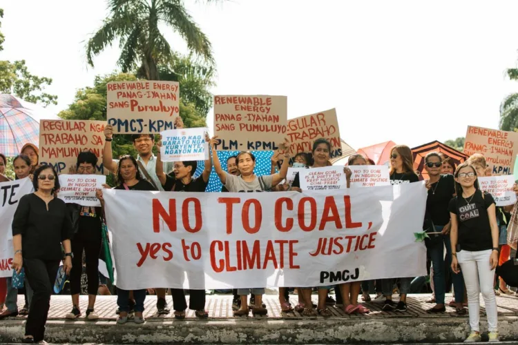 Activists from the Philippine Movement for Climate Justice. Photo by Jorge Gamboa