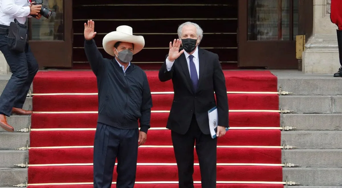 La OEA felicita al presidente peruano Pedro Castillo por su “lucha contra la corrupción”