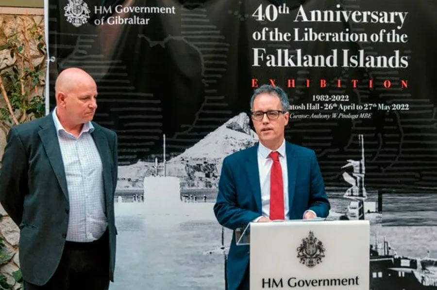 En Gibraltar realizan una exposición conmemorando “la liberación” de las Islas Malvinas