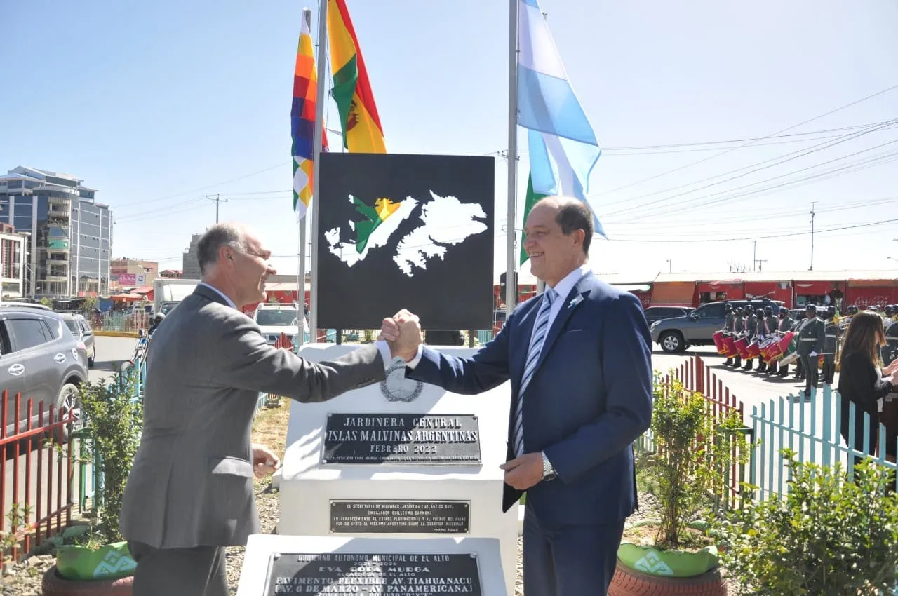 Argentina agradece a Bolivia por su apoyo permanente sobre la Cuestión Malvinas en reunión bilateral