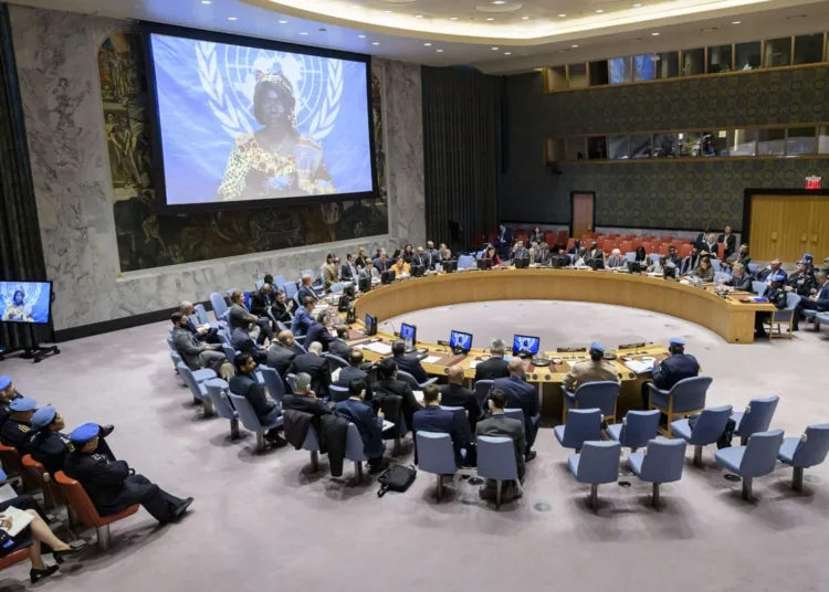 WIDE
Ms. Marie-Joseph Fitah-Kona, Advisor to the Mayor ofthe third Arrondissement of Bangui
Security Council meeting
United Nations peacekeeping operations - Police Commissioners