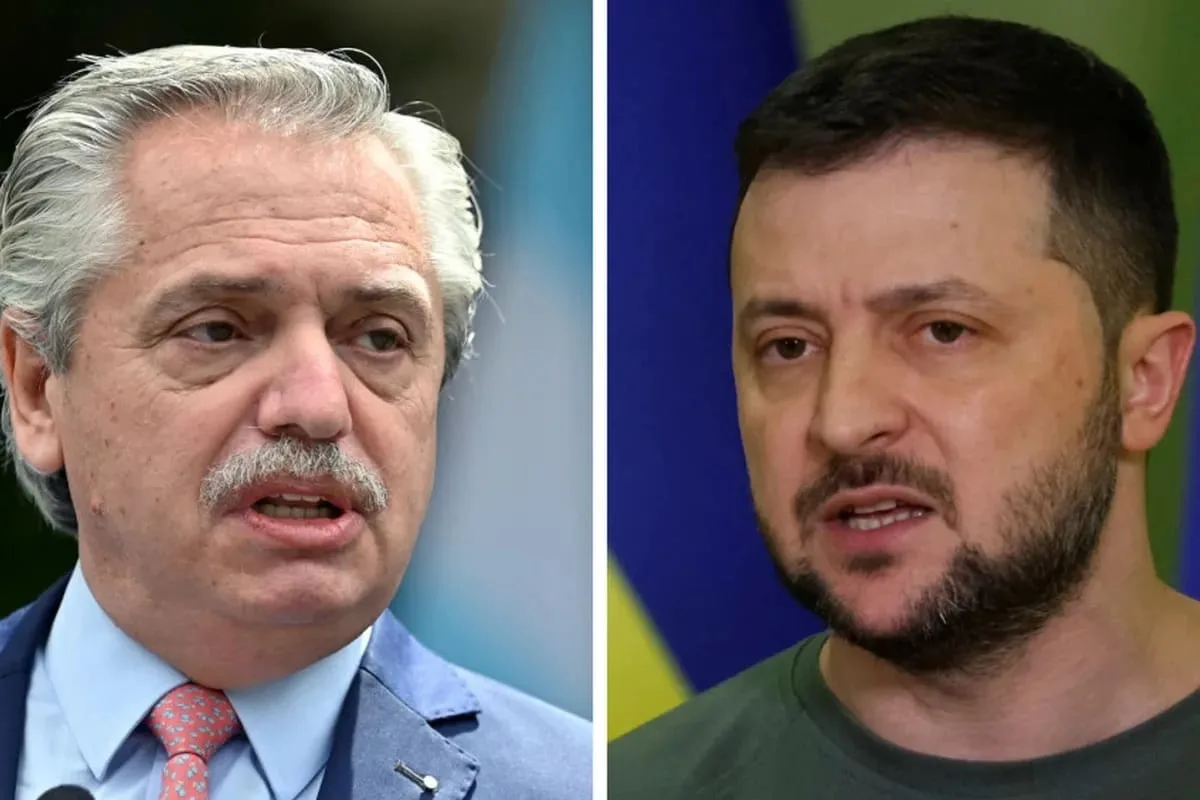 Por primera vez, Alberto Fernández y Volodymyr Zelensky conversarán sobre la guerra en Ucrania