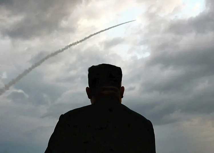 (FILES) This file screen grab image taken from North Korean broadcaster KCTV on August 1, 2019 shows North Korean leader Kim Jong Un watching the launch of a ballistic missile at an unknown location in North Korea early on July 31. - From the youthful party functionary to the leader riding a horse through mountain snows, North Korea has sought to portray Kim Jong Un as increasingly both authoritative and popular over his decade in power. (Photo by Handout / KCTV / AFP) / - South Korea OUT / TO GO WITH NKorea-Kim-politics-media,PHOTOESSAY by Sunghee Hwang -----EDITORS NOTE --- RESTRICTED TO EDITORIAL USE - MANDATORY CREDIT "AFP PHOTO / KCTV" - NO MARKETING - NO ADVERTISING CAMPAIGNS - DISTRIBUTED AS A SERVICE TO CLIENTS