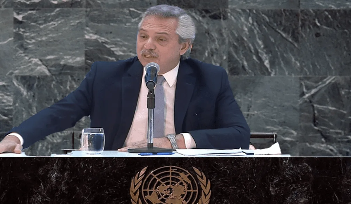 Puntos claves del discurso de Alberto Fernández en la ONU
