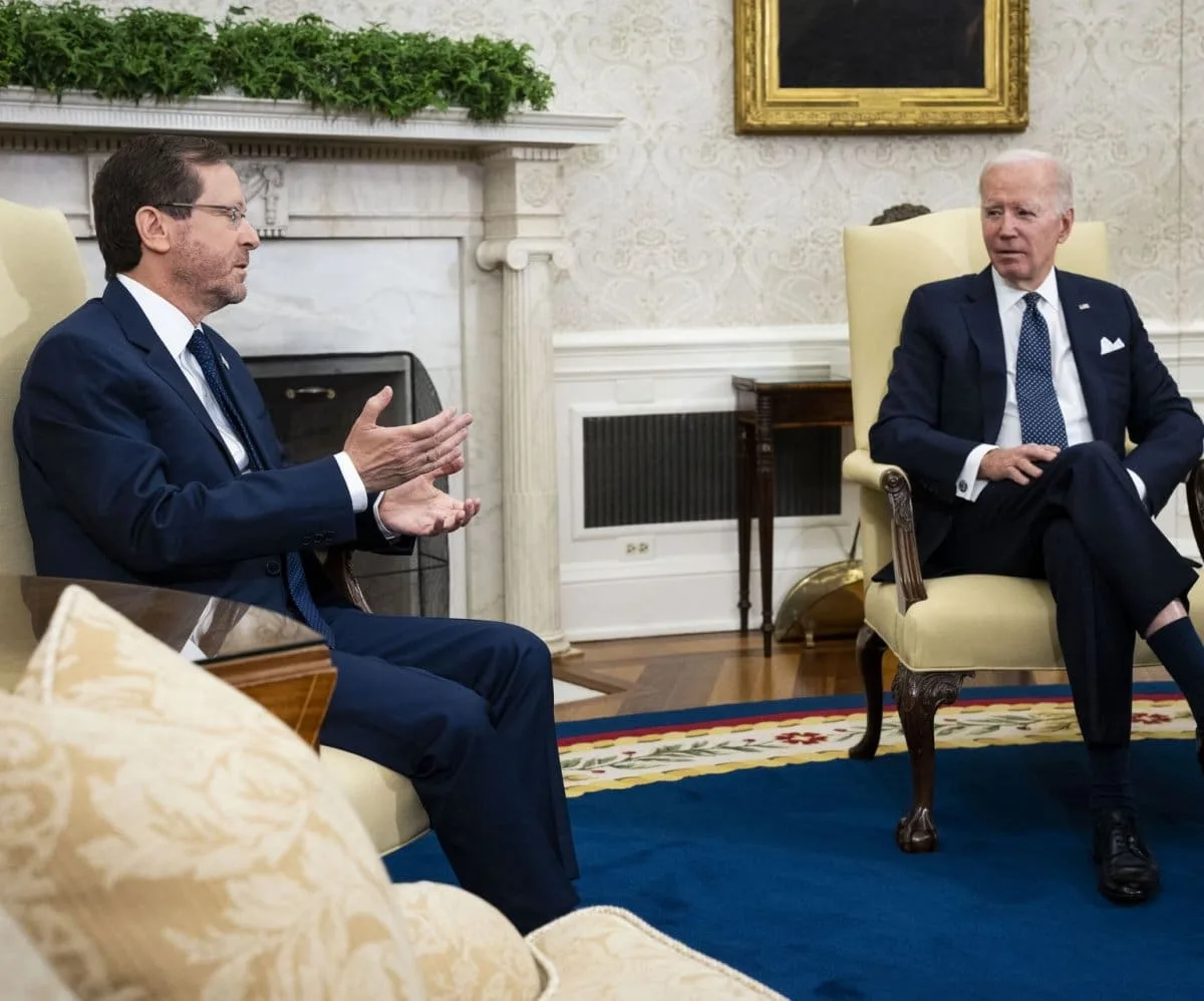 Joe Biden recibió la visita de su par israelí, Isaac Herzog: los detalles de su reunión