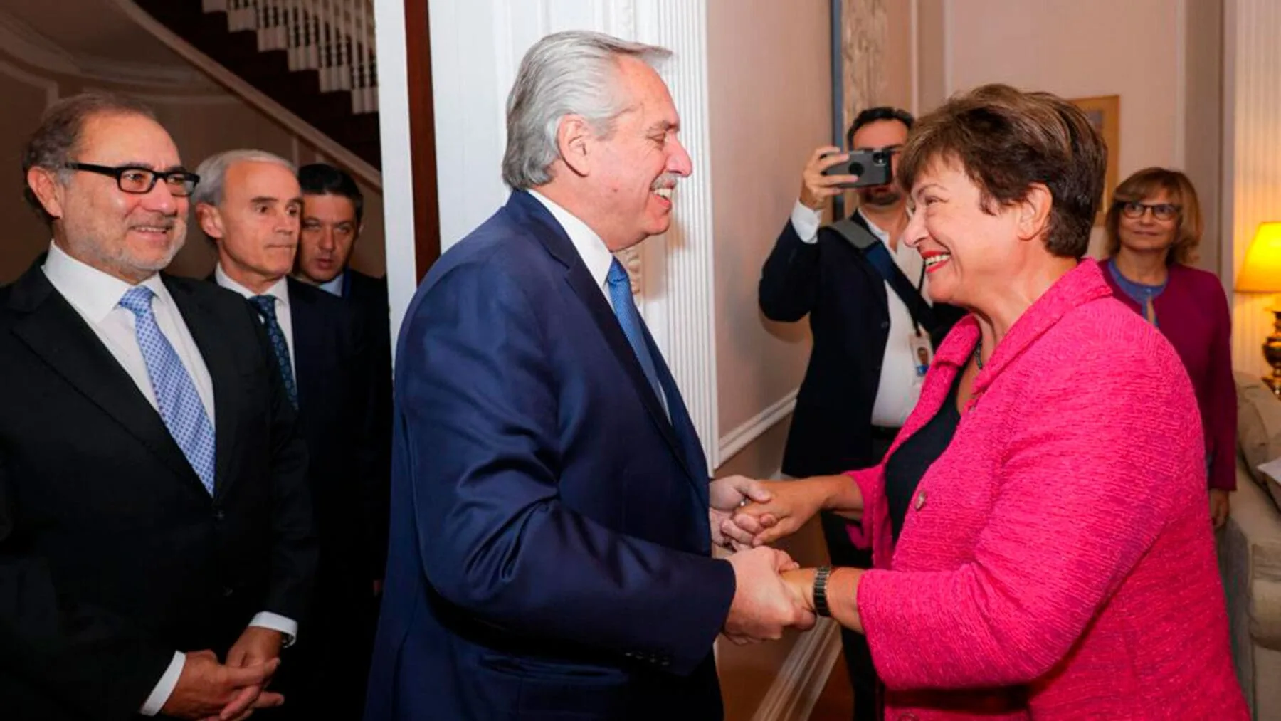 Cumbre del G20: Fernández se reúne con la titular del FMI Georgieva