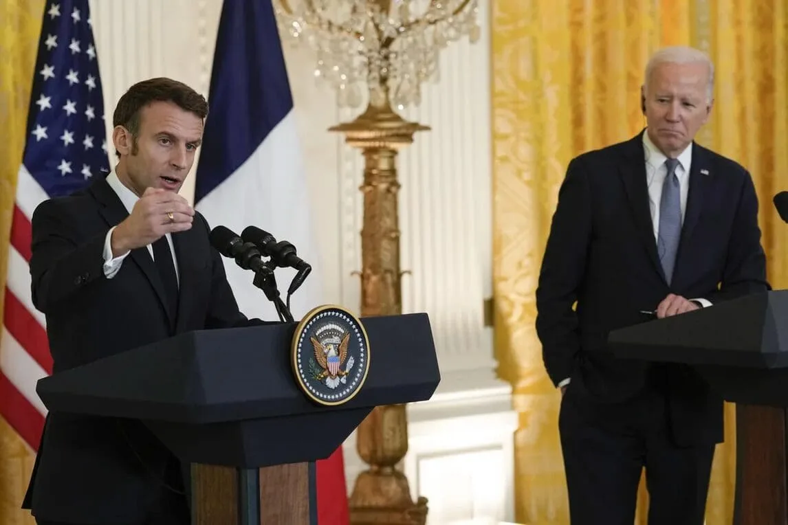 Macron y Biden juntos para “resincronizarse” frente a la guerra en Ucrania