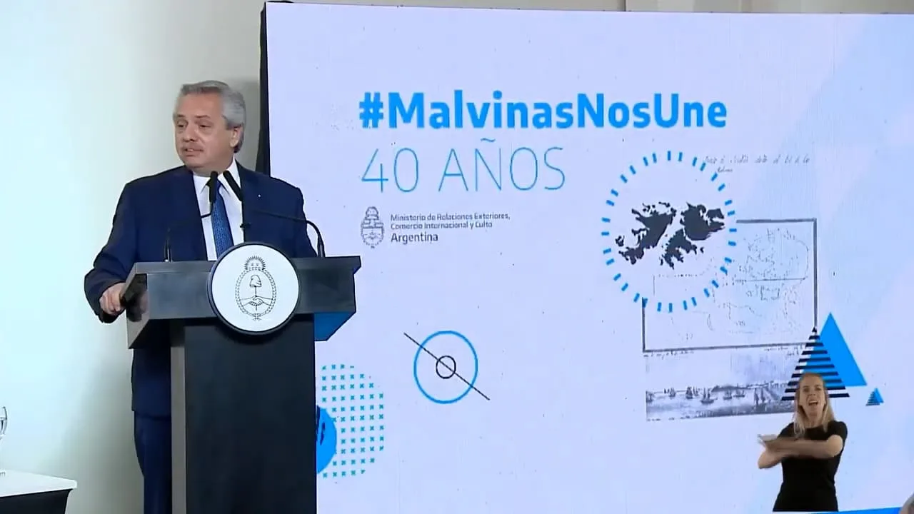 Alberto Fernández promete trabajar con China por la soberanía de Malvinas