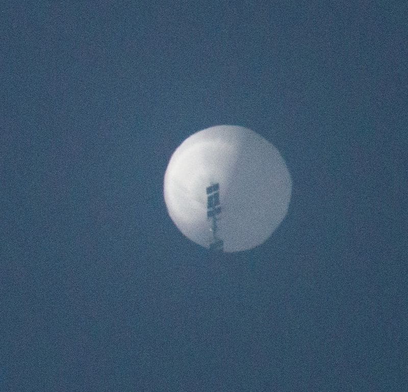 El Ejército de Estados Unidos recuperó sensores electrónicos del globo chino derribado