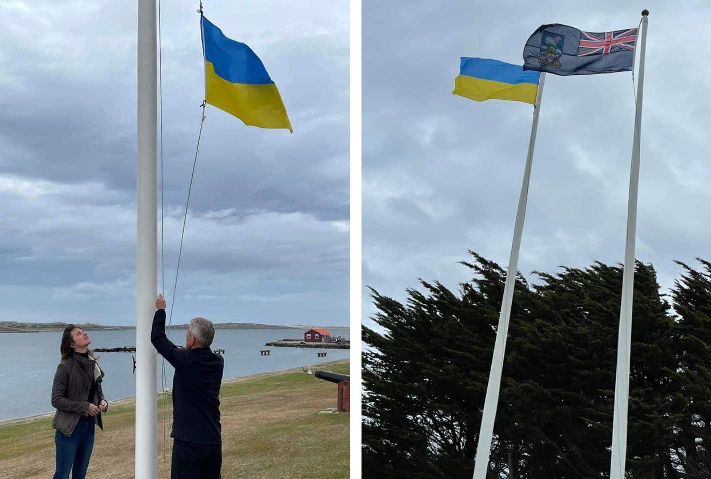 El gobierno de ocupación de Malvinas apunta contra Argentina comparando su situación con Ucrania