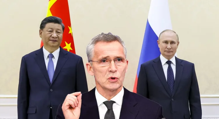 Chinese President Xi Jinping, left, and Russian President Vladimir Putin pose for a photo on the sidelines of the Shanghai Cooperation Organization (SCO) summit in Samarkand, Uzbekistan, Thursday, Sept. 15, 2022. (Alexandr Demyanchuk, Sputnik, Kremlin Pool Photo via AP)
