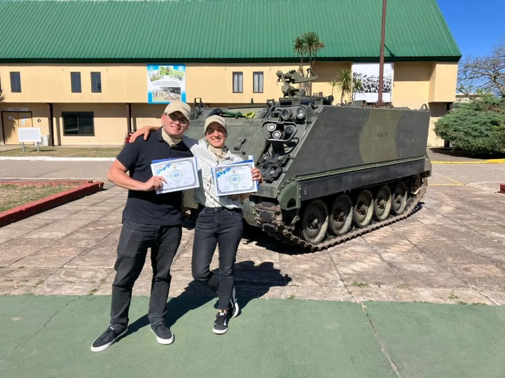 Zona Militar y Escenario Mundial estuvieron presentes en el curso “Periodistas en Zonas Hostiles” dictado por CAECOPAZ