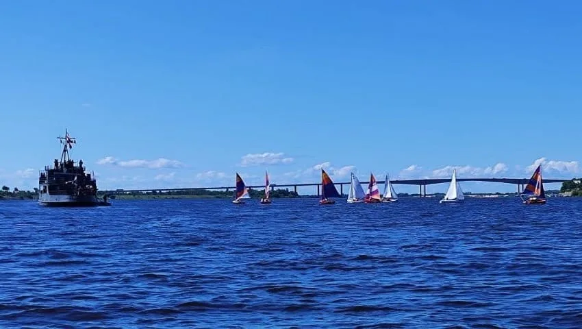 Se llevó a cabo una regata en homenaje a los Veteranos de la Guerra de Malvinas