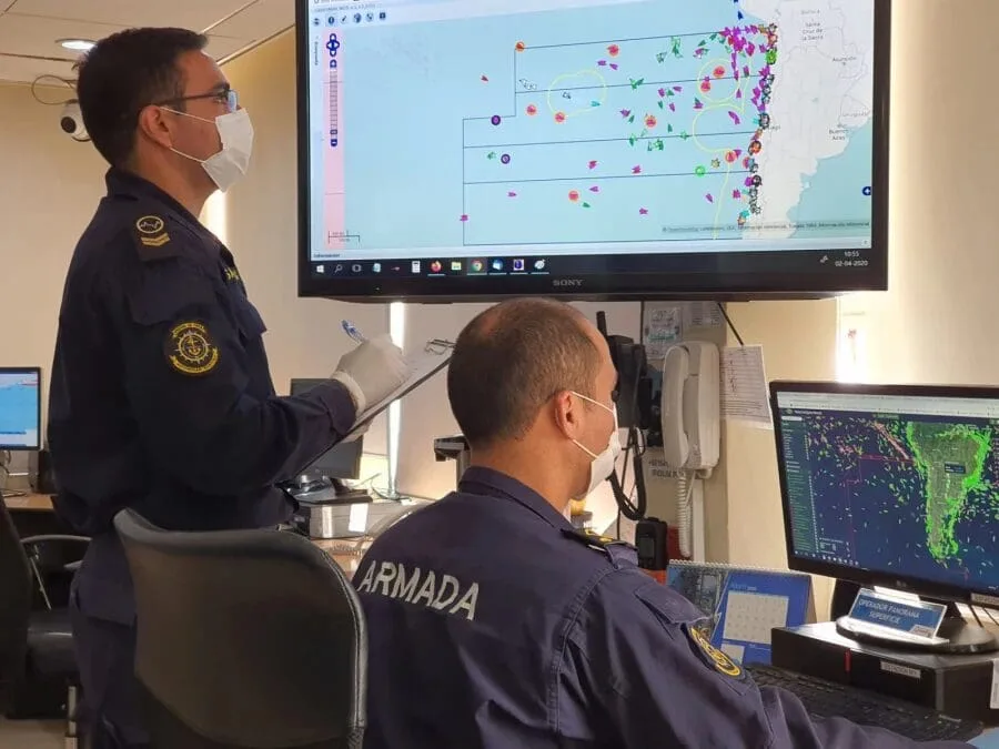 Chile monitorea una flota de origen chino que navega hacia el norte del país