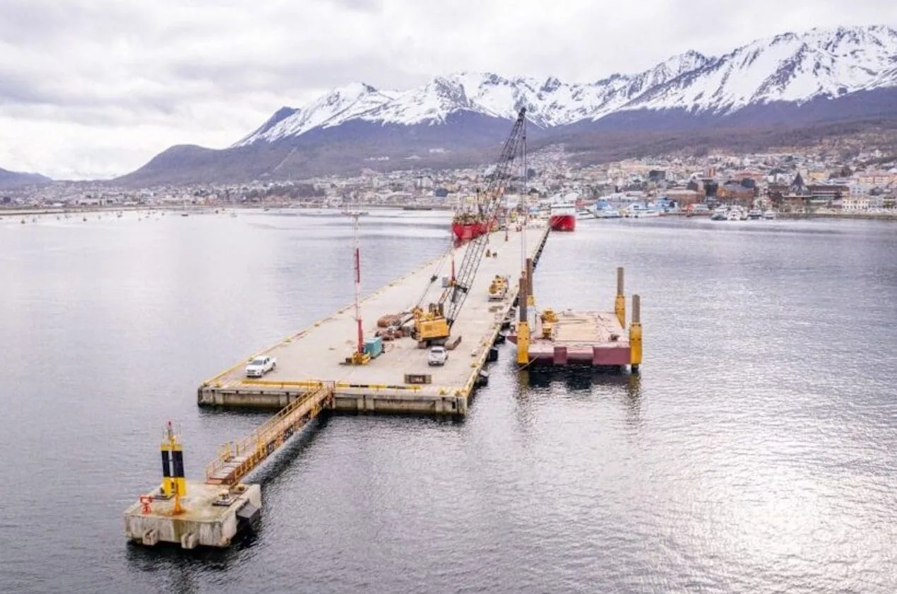 El Gobernador Melella anunció la inversión de 600 millones de pesos en el desarrollo del Puerto de Ushuaia