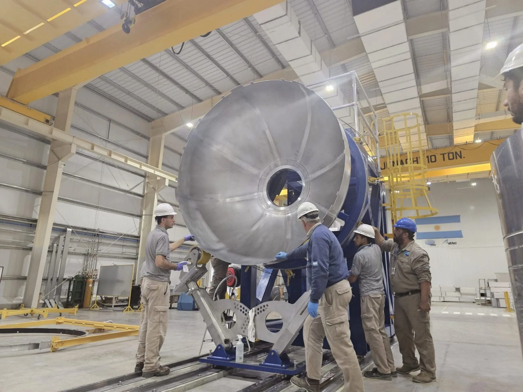 Tronador II: Se cierra el prototipo del tanque estructural