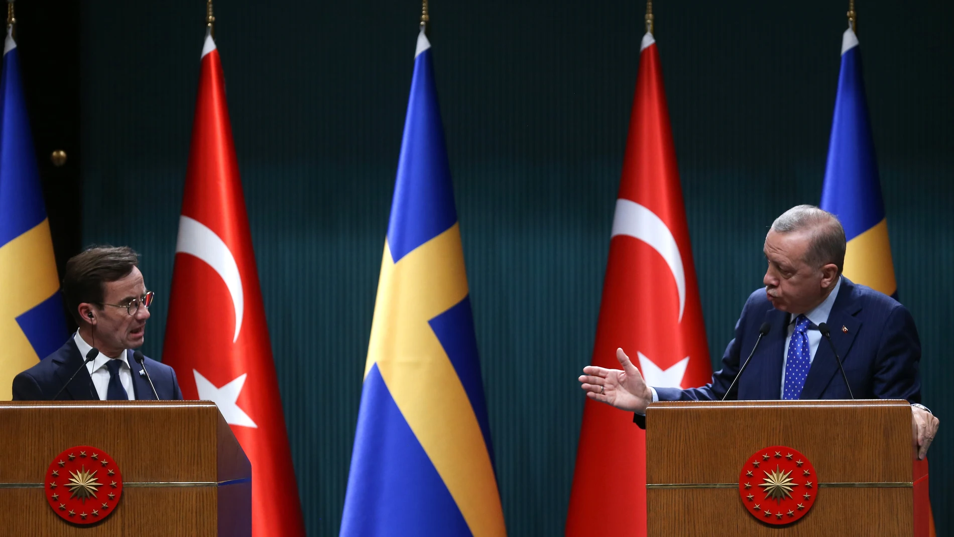 Erdogan presenta la candidatura de Suecia a la OTAN al Parlamento turco