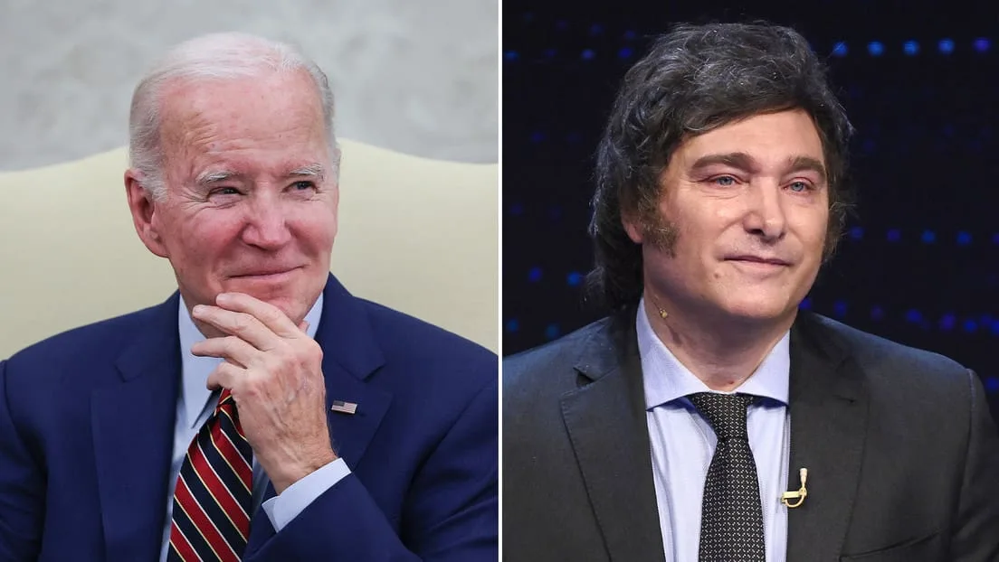 Javier Milei tuvo su primer contacto con Joe Biden tras ser elegido presidente