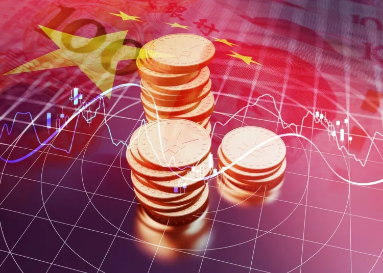 Three-dimensional synthetic works, China's economic and financial stock market
