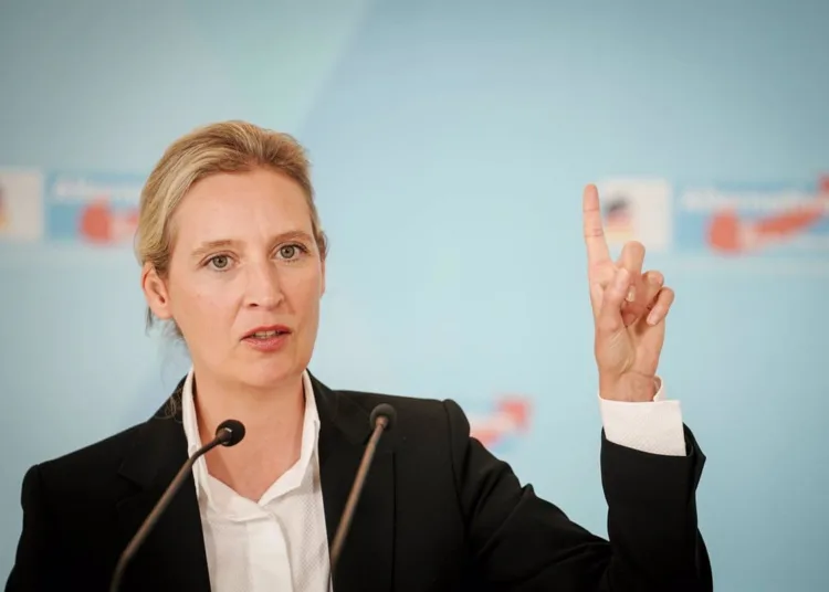 20/06/2023 20 June 2023, Berlin: Alternative for Germany (AfD) federal chair and AfD parliamentary group leader Alice Weidel gives a press statement at the start of their party's parliamentary group meeting. Photo: Kay Nietfeld/dpa
POLITICA INTERNACIONAL
Kay Nietfeld/Dpa