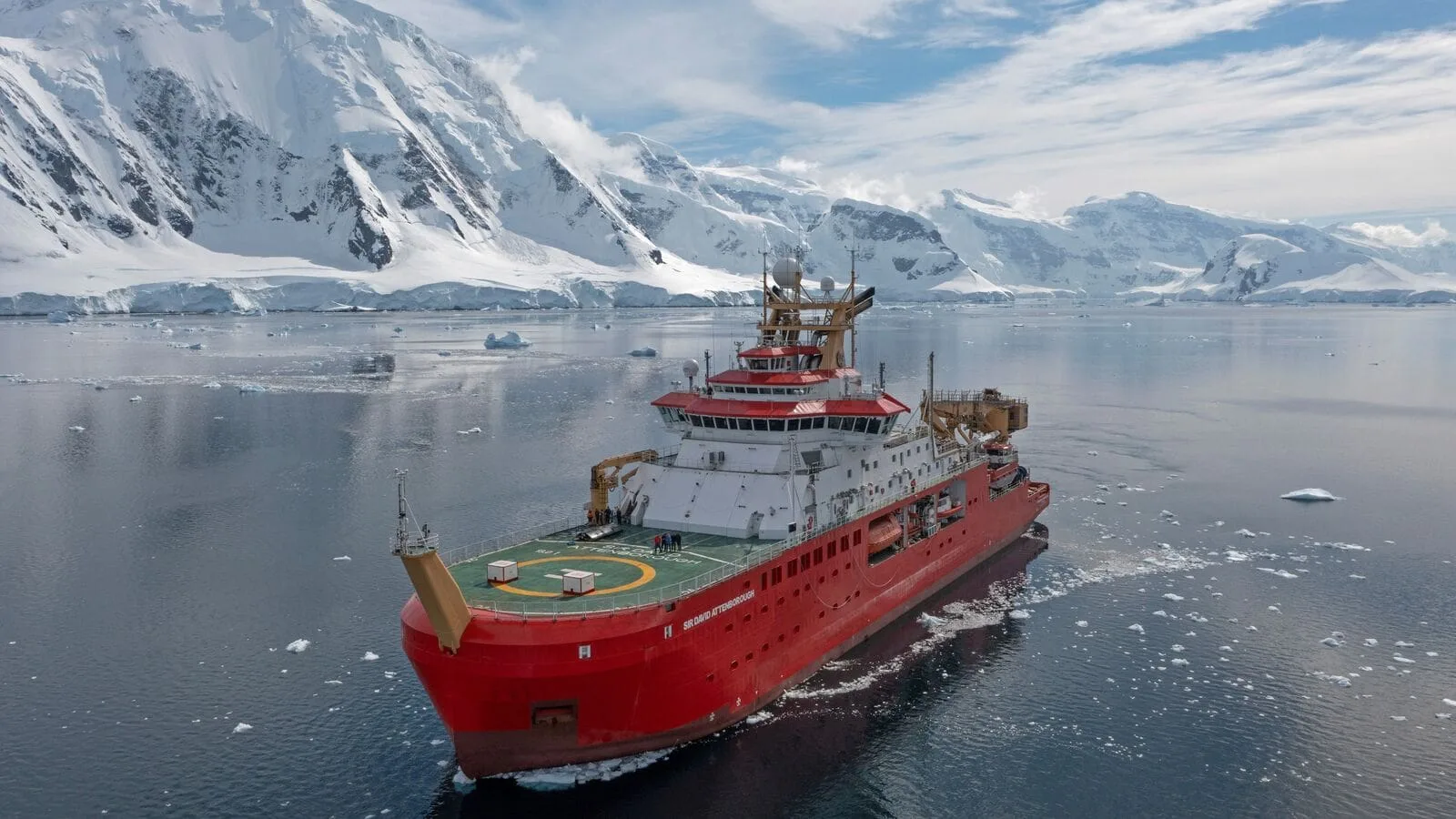 Avanza la campaña científica del Sir David Attenborough en el Océano Austral