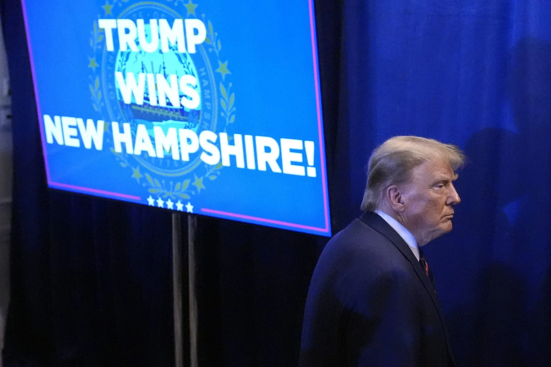 Donald Trump gana las primarias de New Hampshire