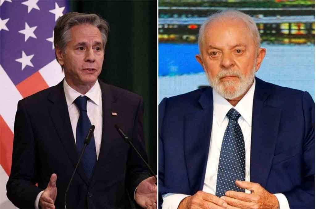 Lula recibe al secretario de Estado de EE.UU. en medio de tensiones y diferencias por el conflicto en Gaza