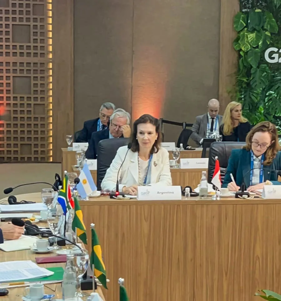 En el G20, Mondino destacó que Argentina avanza hacia “una nueva era económica”