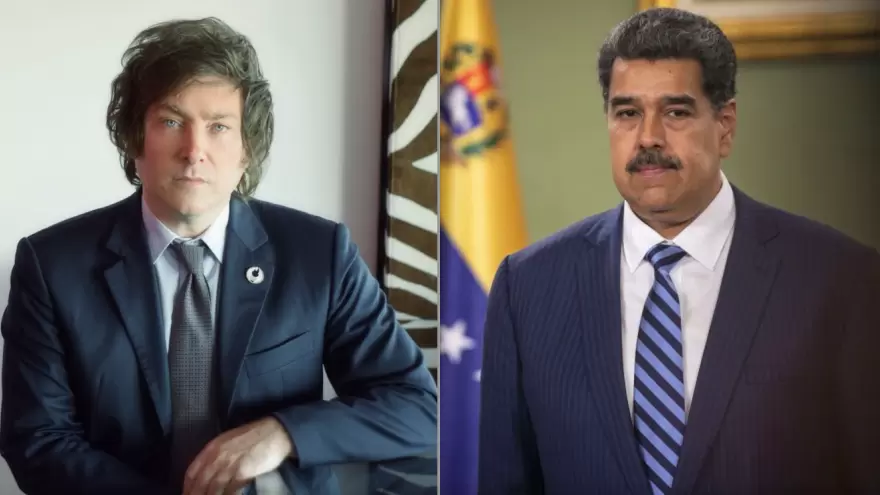 Maduro cruzó a Javier Milei por promover sanciones contra Venezuela