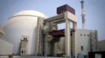 A view of Bushehr nuclear power plant in southern Iran.