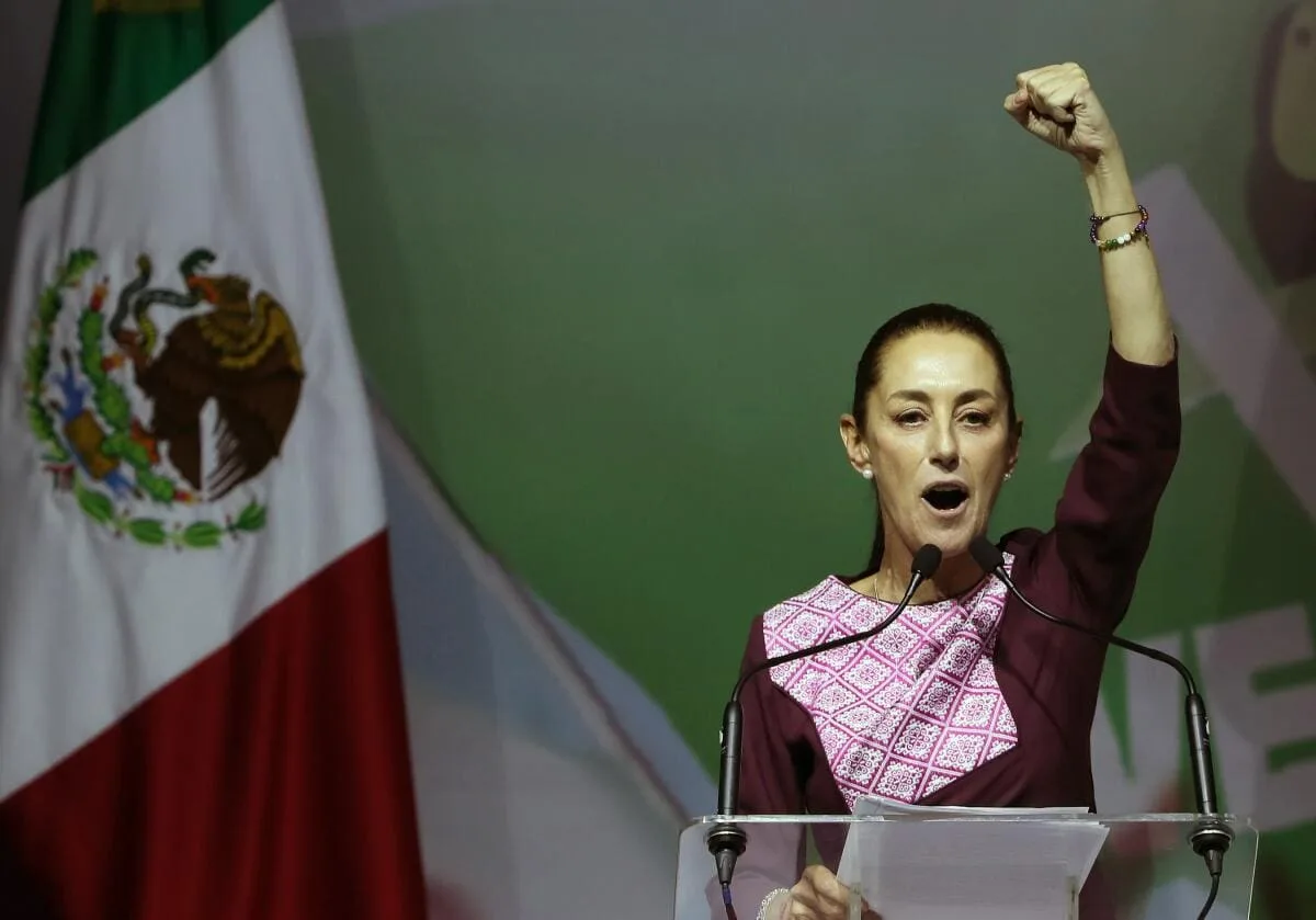 Claudia Sheinbaum se convierte en la primera mujer presidente en la história de México