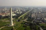 030926-F-2828D-307.Washington, D.C. (Sept. 26, 2003) -- Aerial view of the Washington Monument with the Capitol in the background.  DoD photo by Tech. Sgt. Andy Dunaway. (RELEASED).