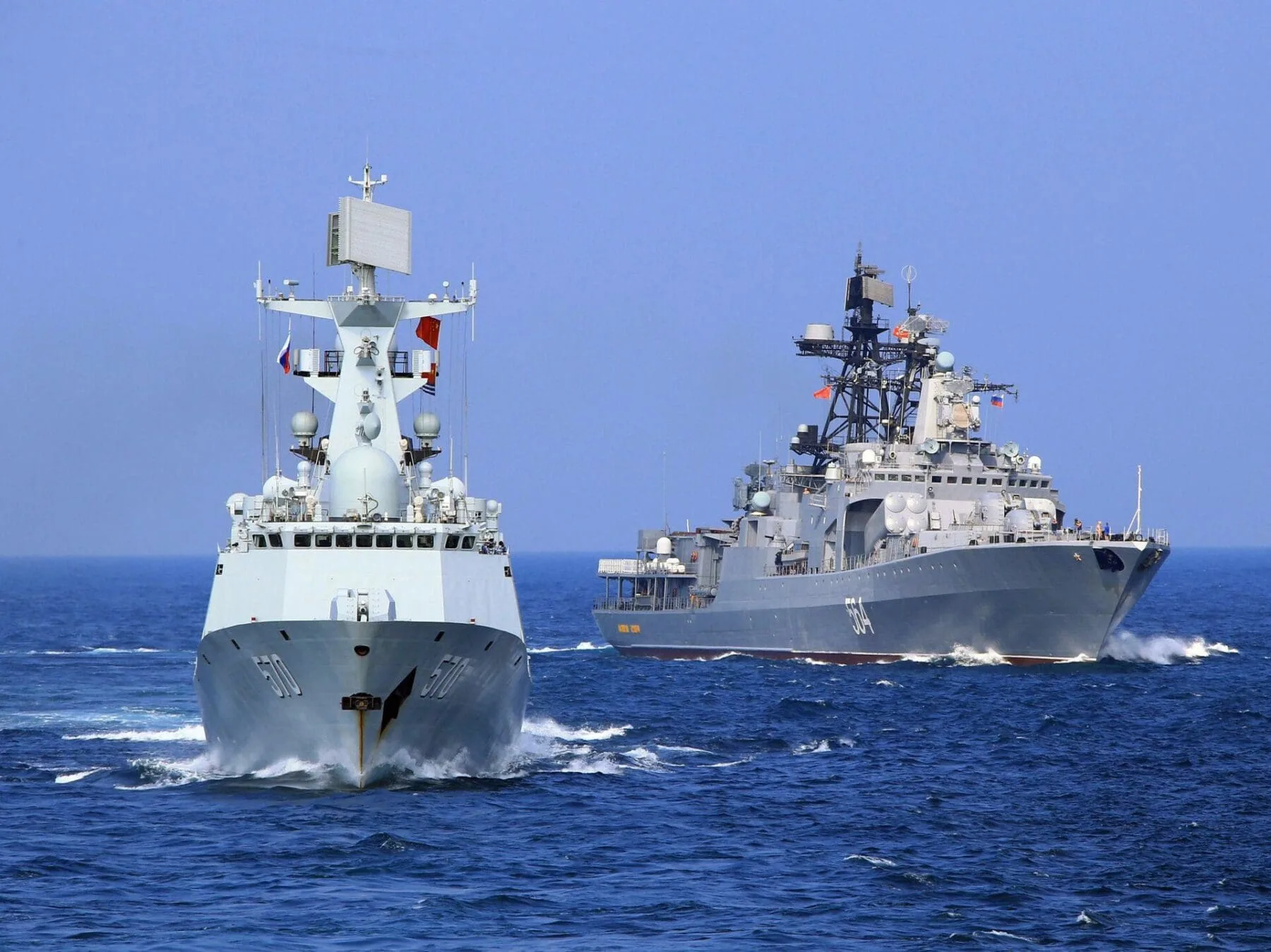 China y Rusia se preparan para un ejercicio naval conjunto en el Pacífico desafiando a EE.UU. y sus aliados