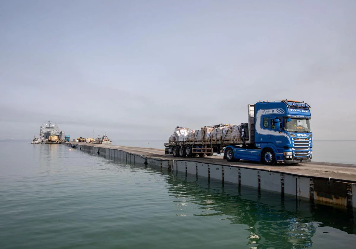 EE.UU. finalmente desmantelará el muelle flotante instalado en Gaza tras problemas de seguridad y climáticos