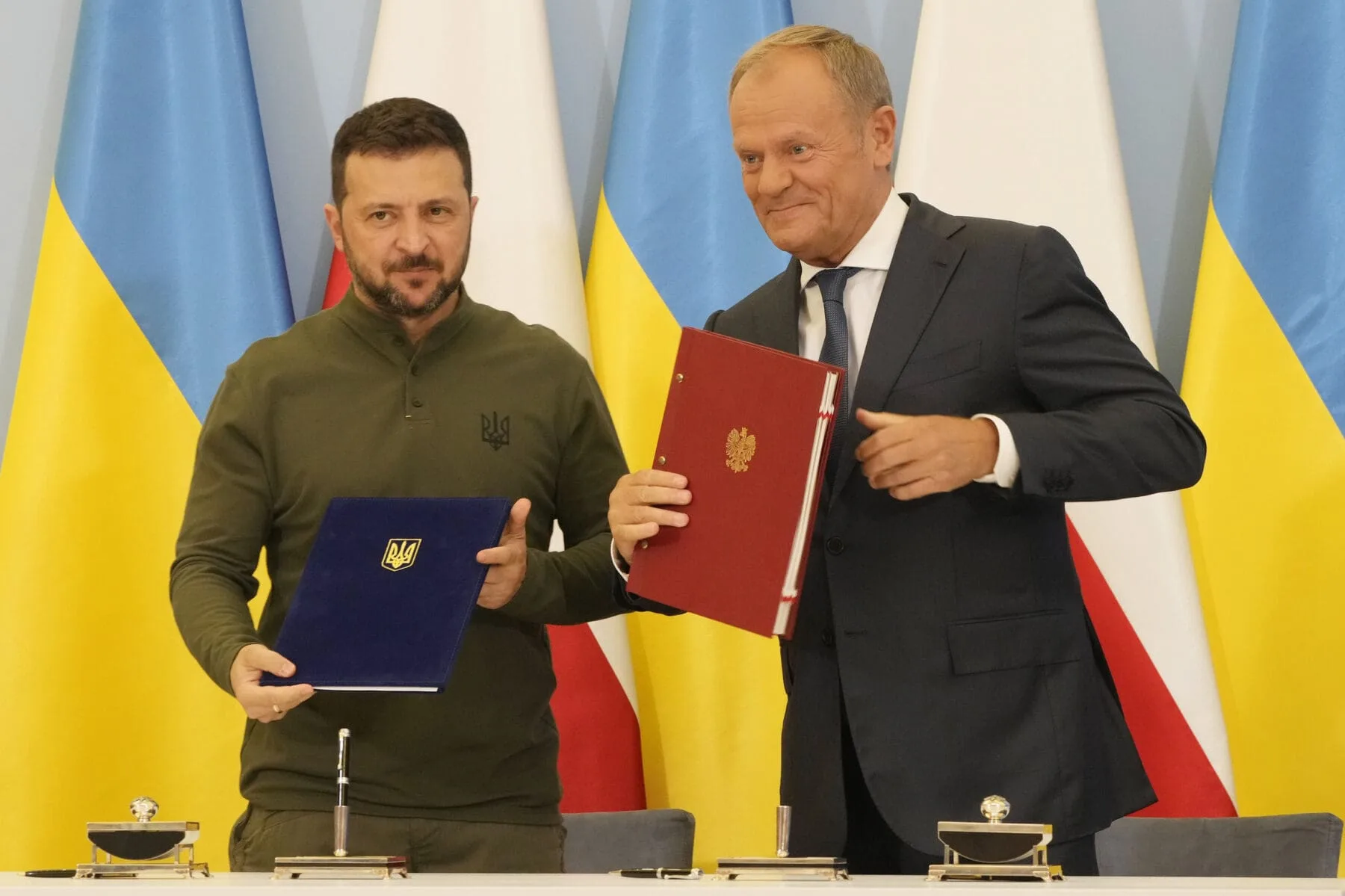 Detalles del pacto militar que firmaron Ucrania y Polonia