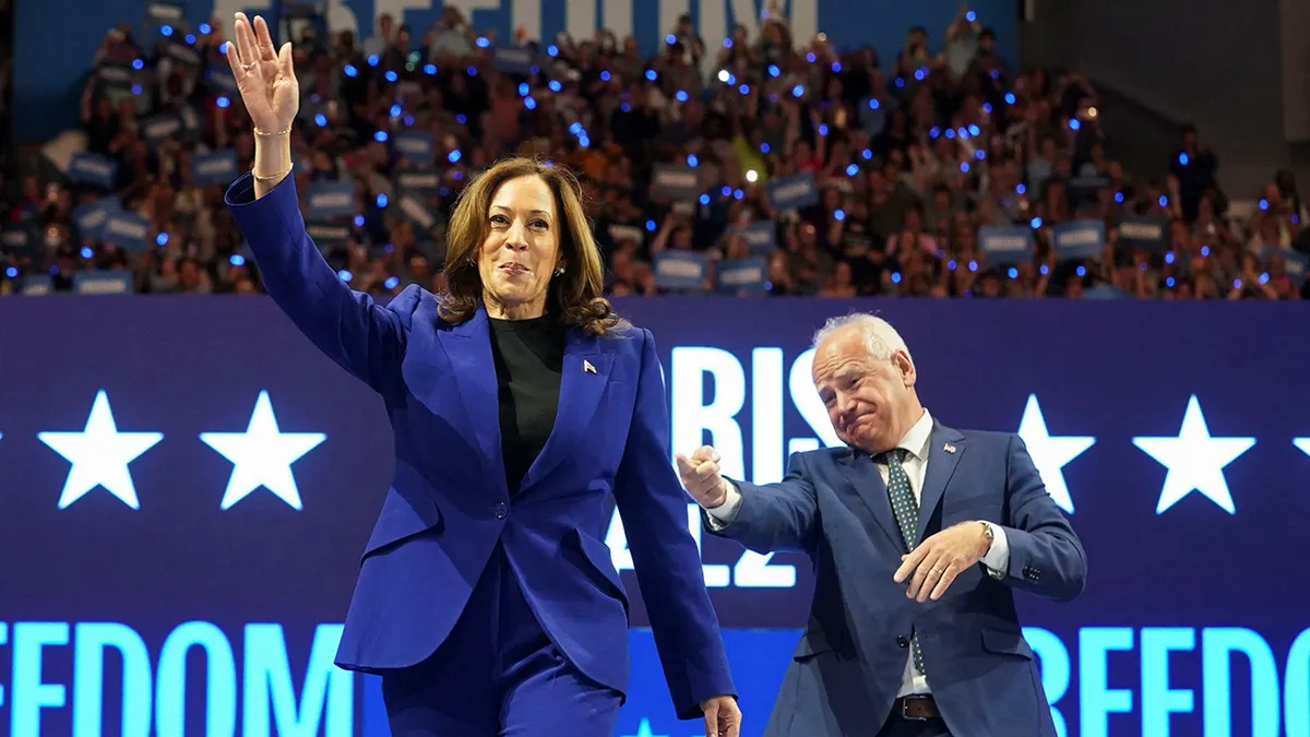 Kamala Harris cierra la Convención Nacional Demócrata con la ratificación de su candidatura