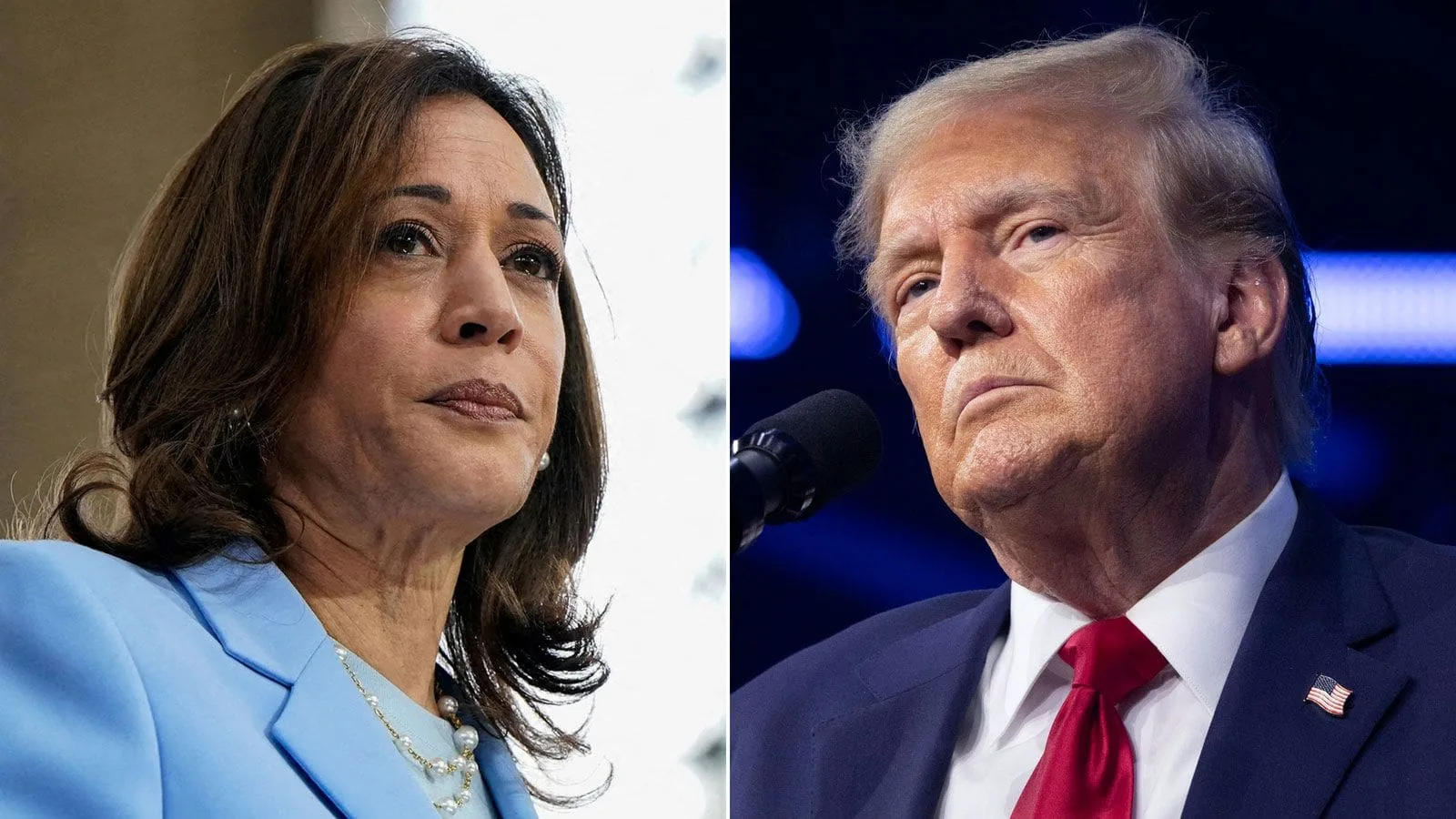 Harris y Trump compiten por los estados en disputa después de su debate