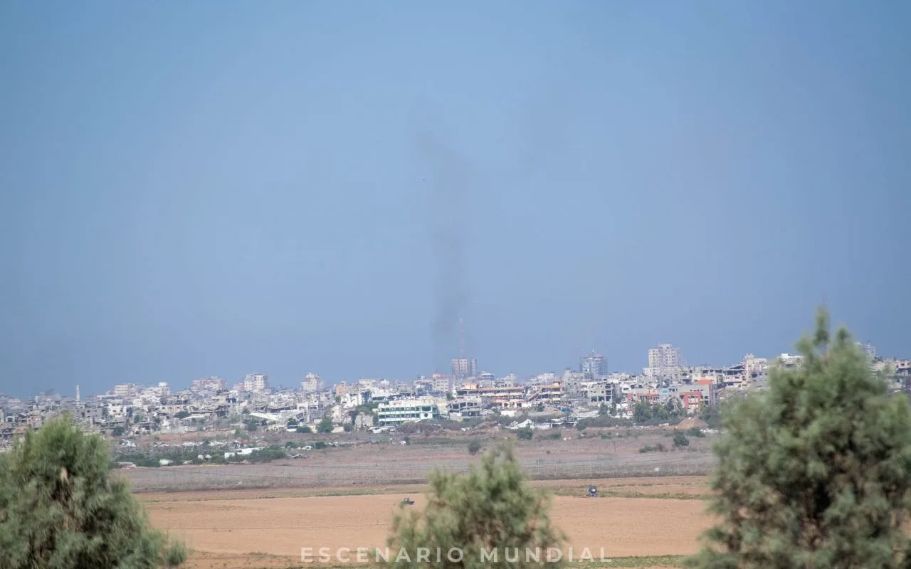 Franja de Gaza desde Kfar Aza – Alejo Sanchez Piccat