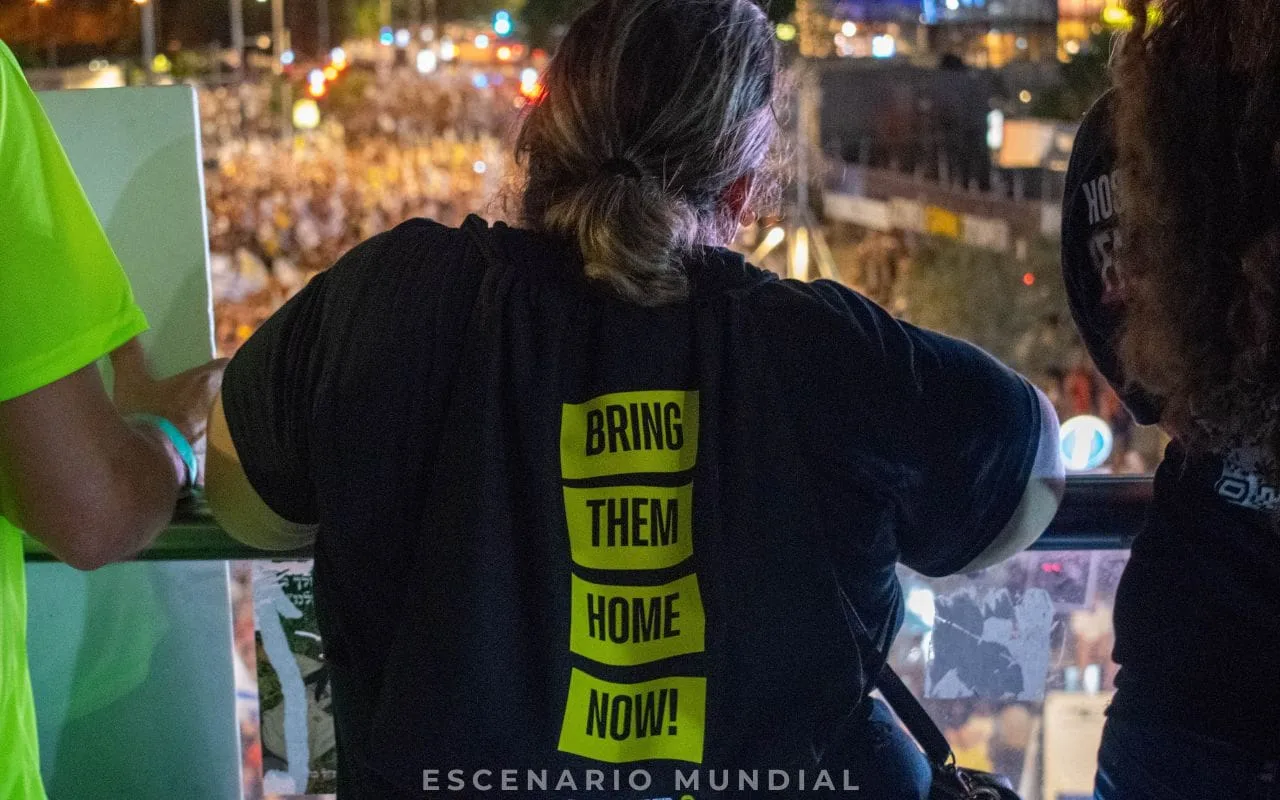 Galería – EM en Israel – Masiva manifestación en Tel Aviv por la liberación de rehenes