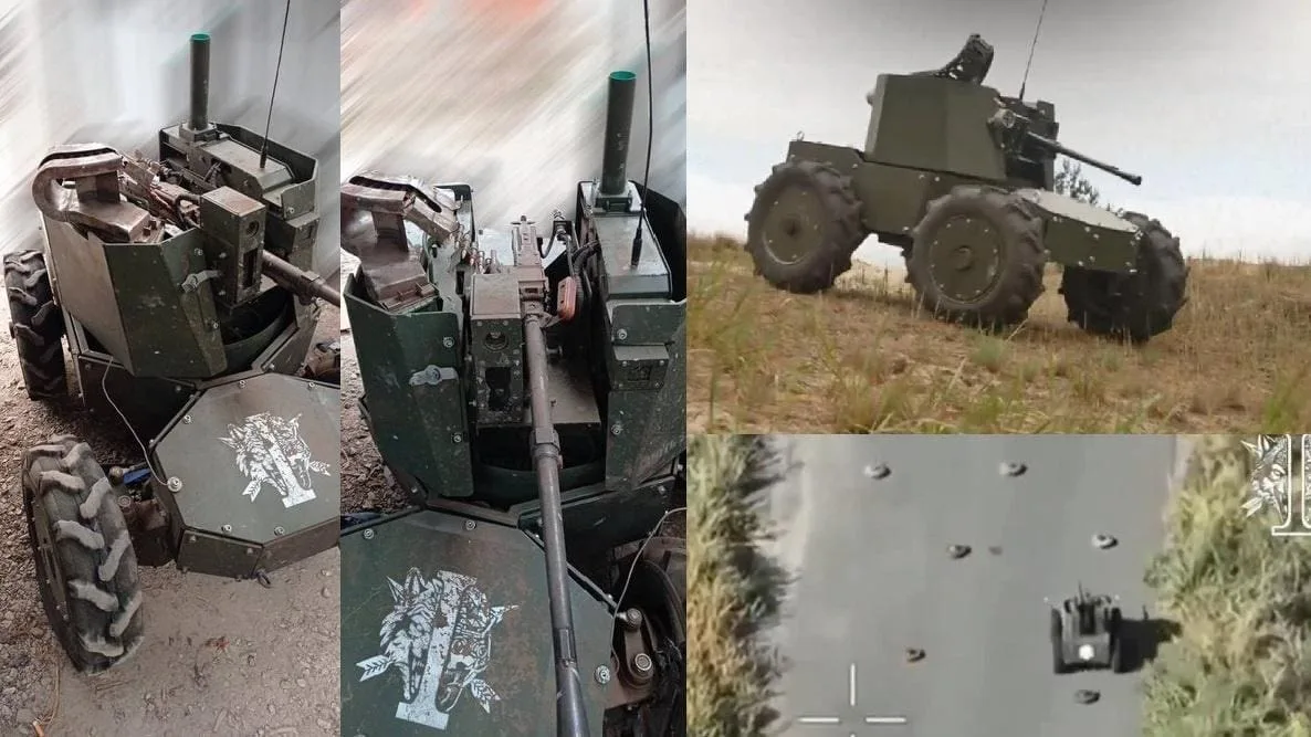 Robot terrestre armado de Ucrania realiza con éxito operaciones en terreno y despeja una trinchera rusa en Kursk