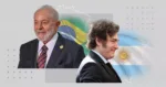 El presidente de Brasil, Luiz Inácio Lula da Silva, y el presidente de Argentina, Javier Milei. Foto: Archivo