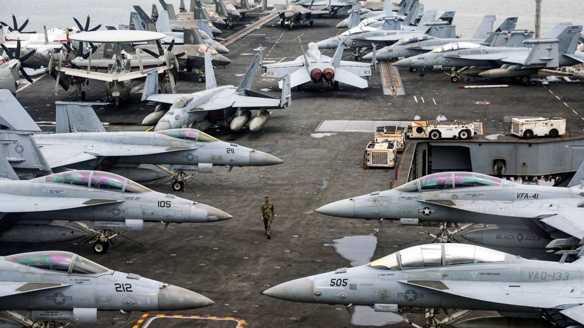 Cubierta del USS Abraham Lincoln