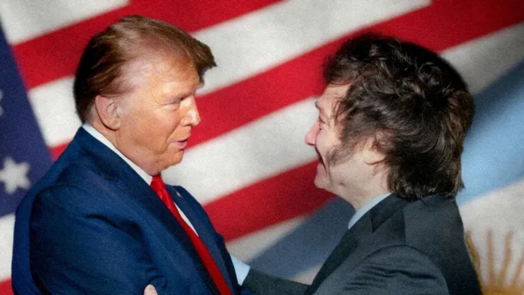 A qué hora se encuentran Javier Milei y Donald Trump / Créditos: archivo