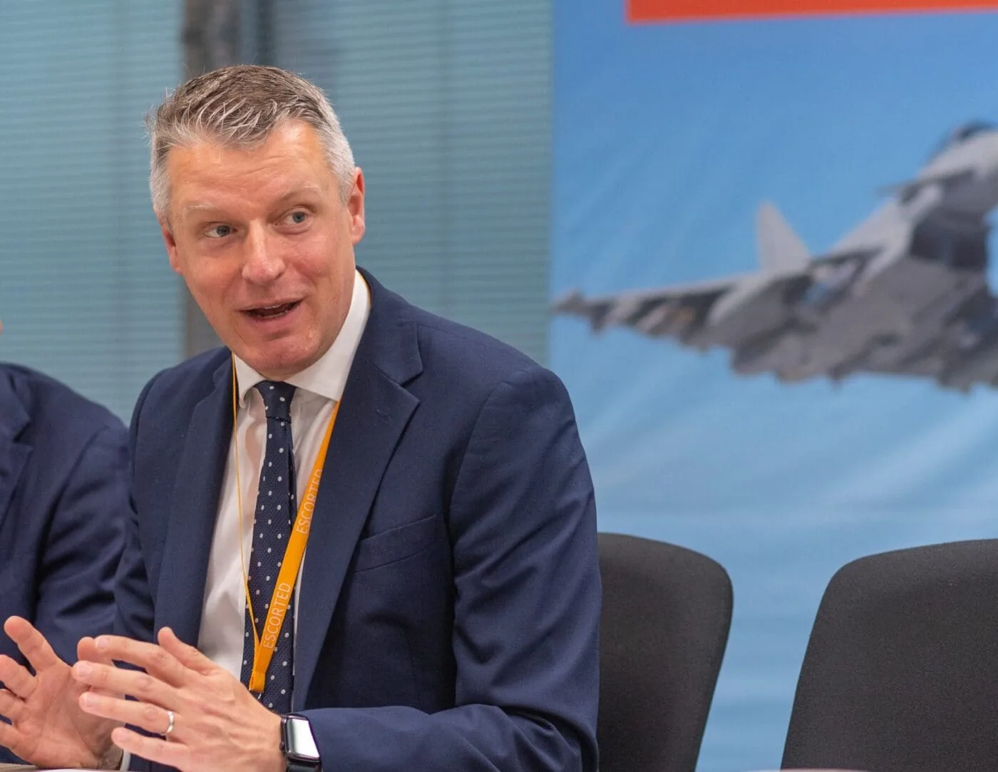 el ministro de Defensa de Reino Unido, Luke Pollard