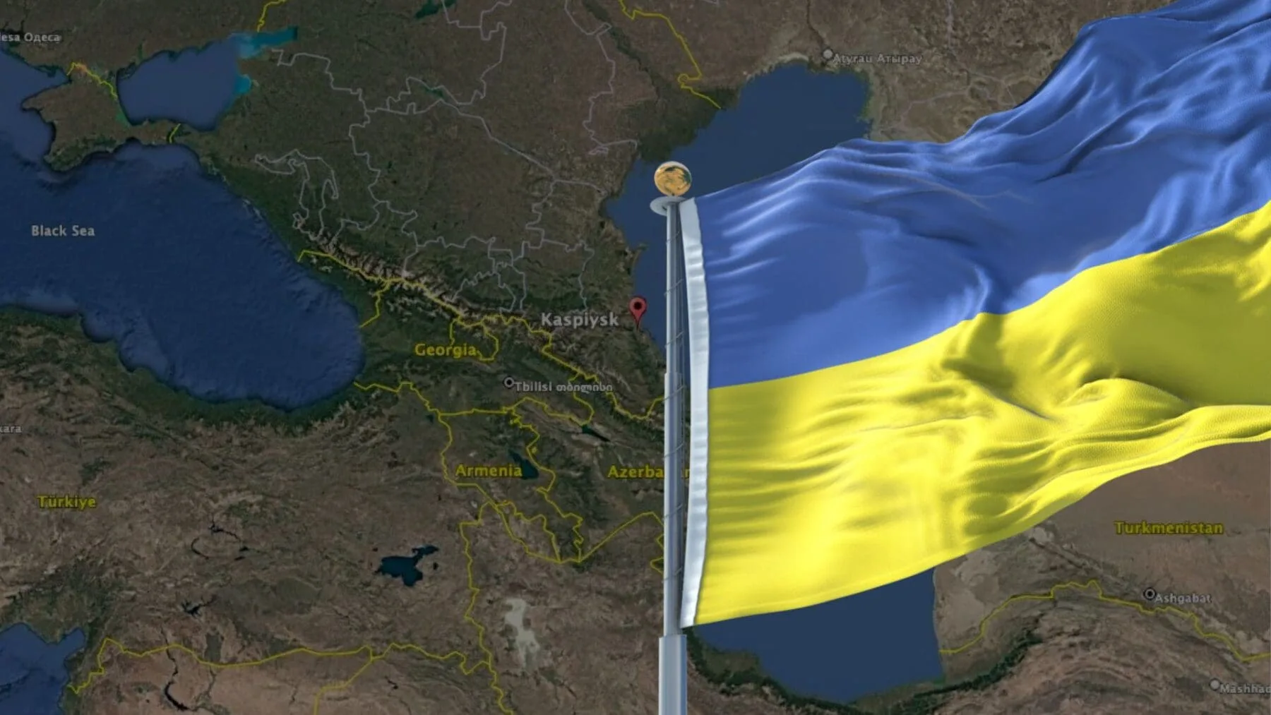 Reportes afirman que Ucrania atacó objetivos rusos en el Mar Caspio