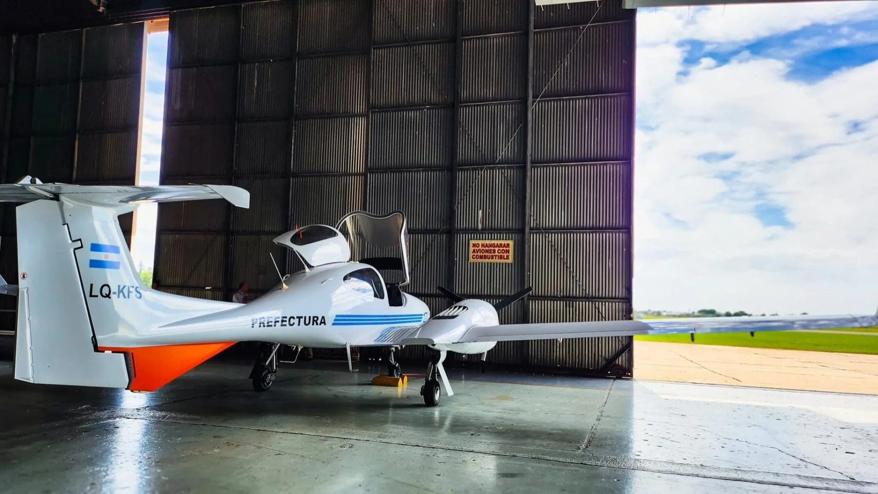 FAdeA concluyó la inspección de un Diamond DA-42 de Prefectura Naval